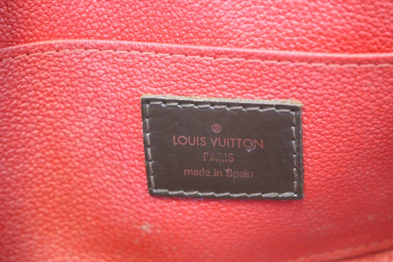 LOUIS VUITTON Damier Ebene Pochette Cosmetic Pouch