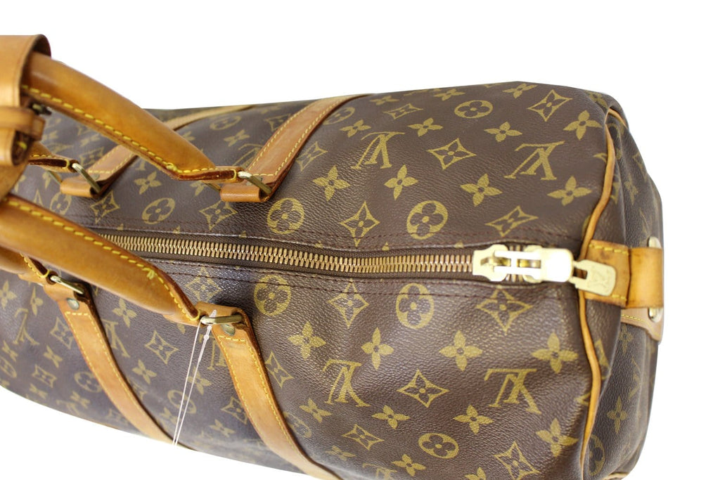 LOUIS VUITTON Keepall 45 Monogram  Bandouliere Duffle Travel Bag