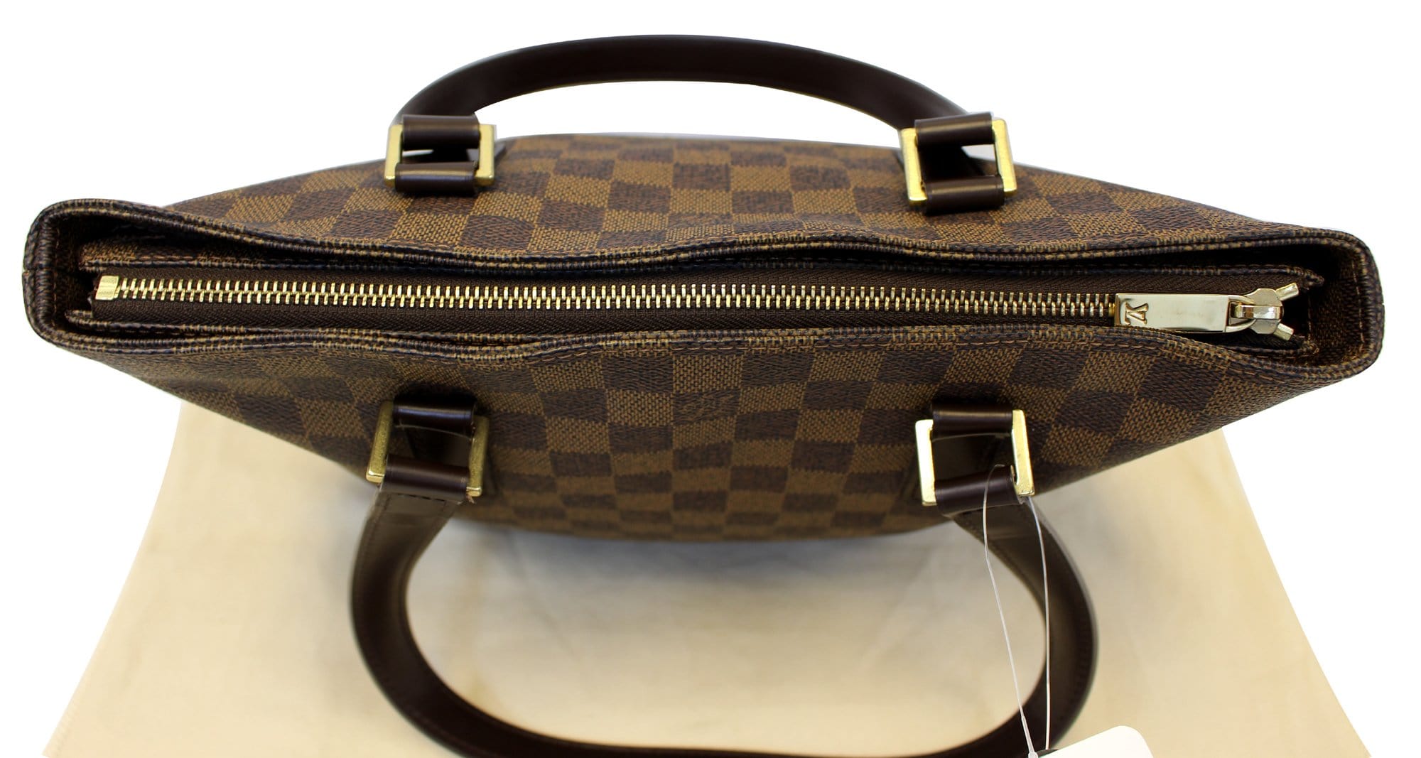 LOUIS VUITTON Cabas Piano Damier Ebene  Shoulder Bag