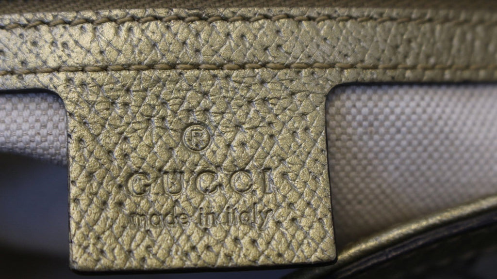 GUCCI Bree  Gucci Canvas Top Handle Shoulder Bag