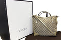 GUCCI Bree  Gucci Canvas Top Handle Shoulder Bag