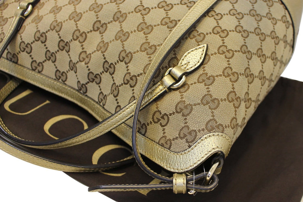 GUCCI Bree  Gucci Canvas Top Handle Shoulder Bag