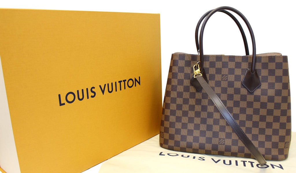 LOUIS VUITTON Kensington Damier Ebene Shoulder Handbag