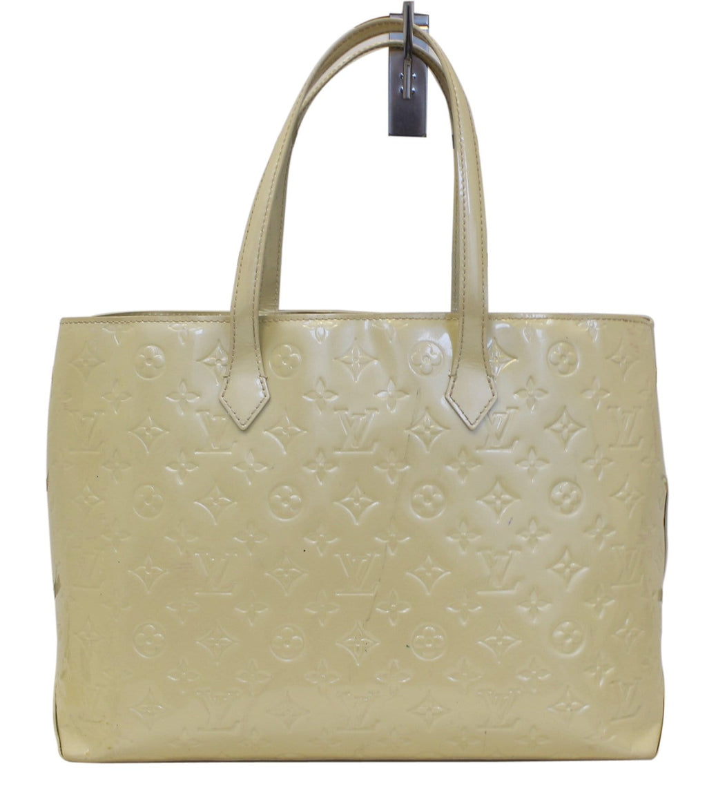 LOUIS VUITTON Monogram Vernis Wilshire MM Tote Bag