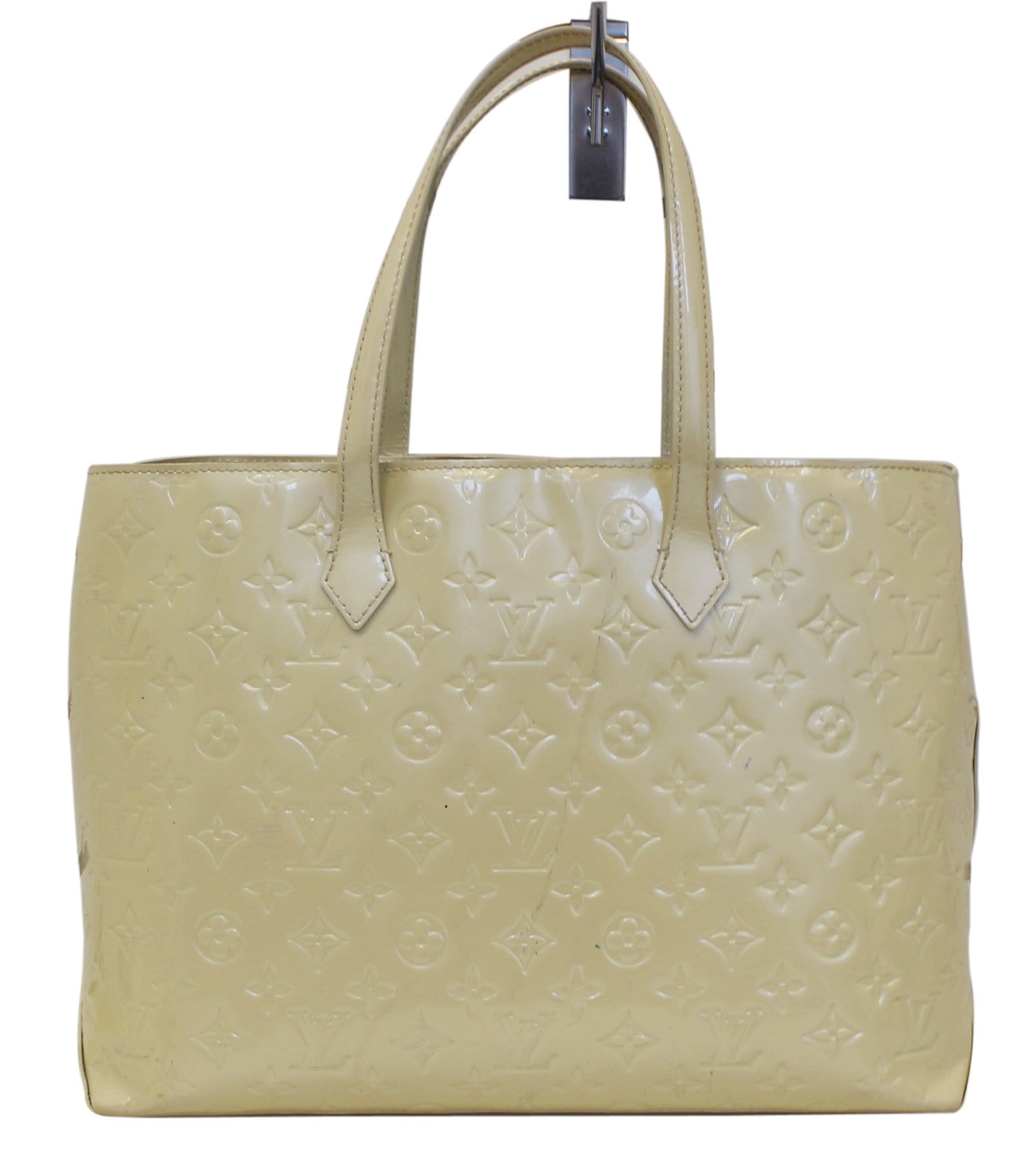 LOUIS VUITTON Monogram Vernis Wilshire MM Tote Bag