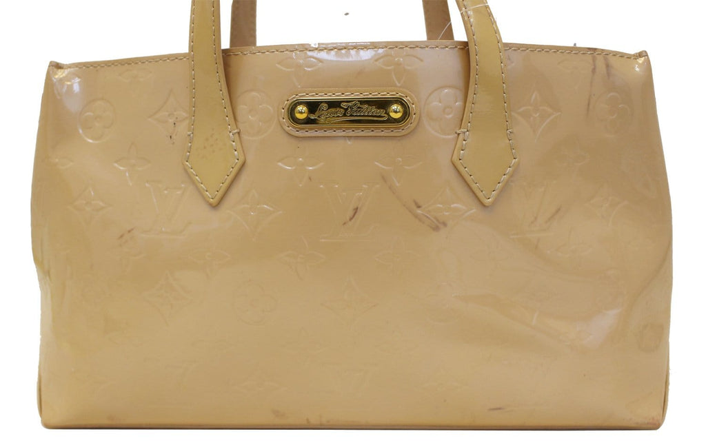 LOUIS VUITTON Monogram Vernis Wilshire PM Tote Bag