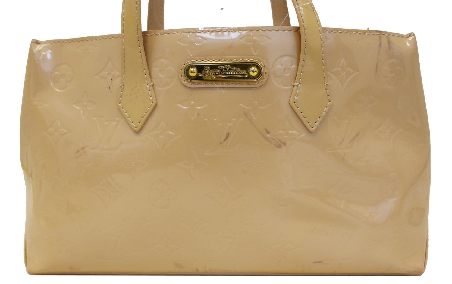LOUIS VUITTON Monogram Vernis Wilshire PM Tote Bag