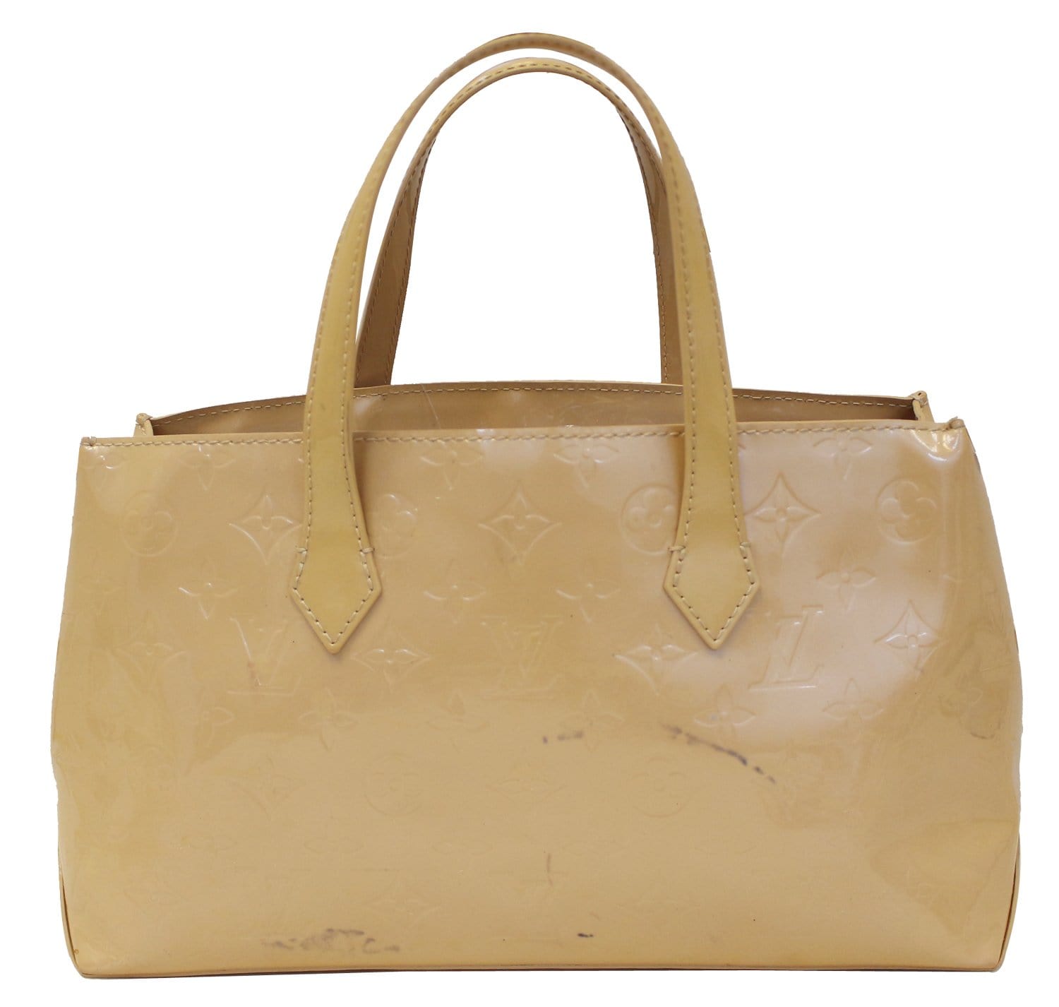 LOUIS VUITTON Monogram Vernis Wilshire PM Tote Bag