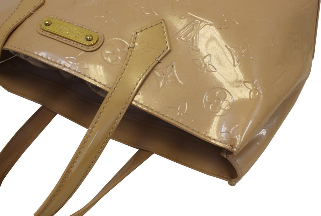 LOUIS VUITTON Monogram Vernis Wilshire PM Tote Bag