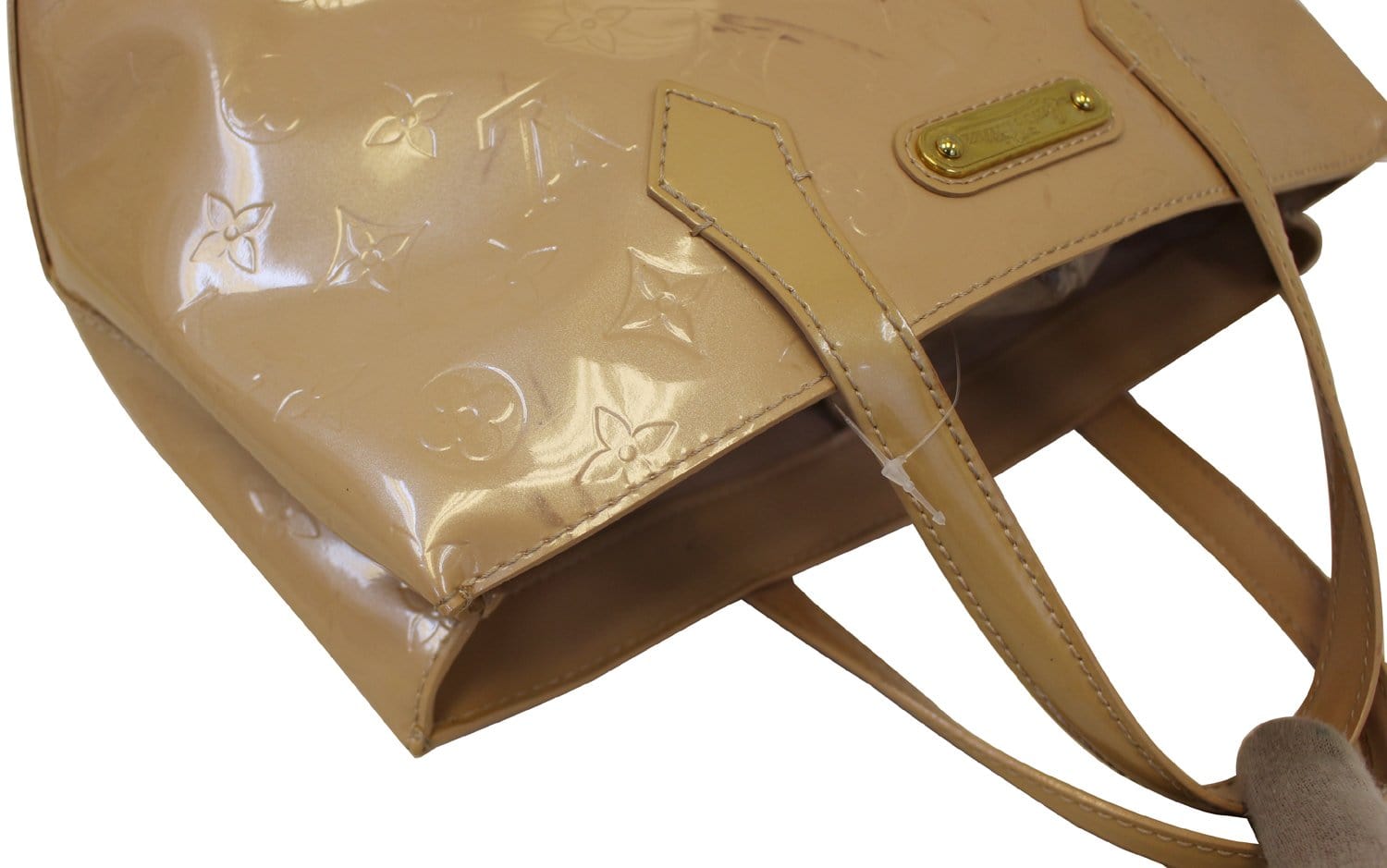 LOUIS VUITTON Monogram Vernis Wilshire PM Tote Bag