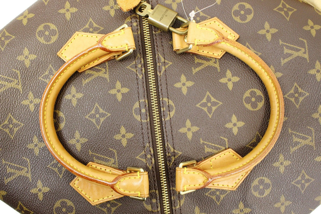LOUIS VUITTON Monogram Canvas Speedy 35 Satchel Bag