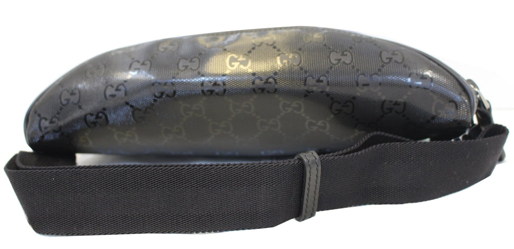 GUCCI Gucci Imprime Monogram Waist Bum Bag Black 233269