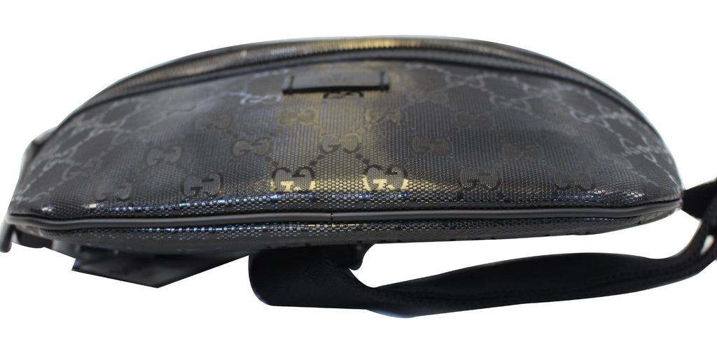 GUCCI Gucci Imprime Monogram Waist Bum Bag Black 233269