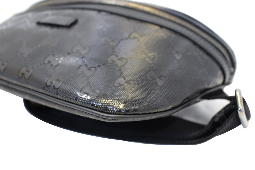 GUCCI Gucci Imprime Monogram Waist Bum Bag Black 233269