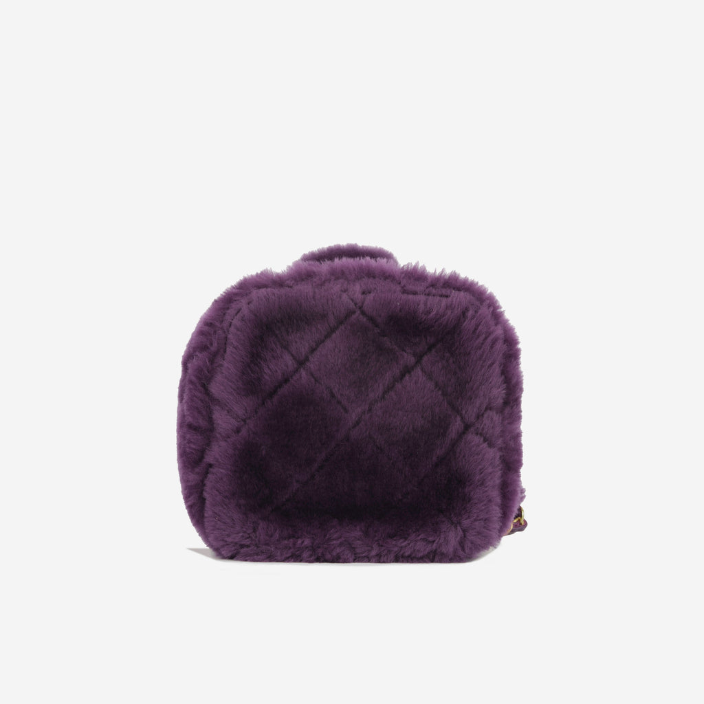 Shearling Vanity Case