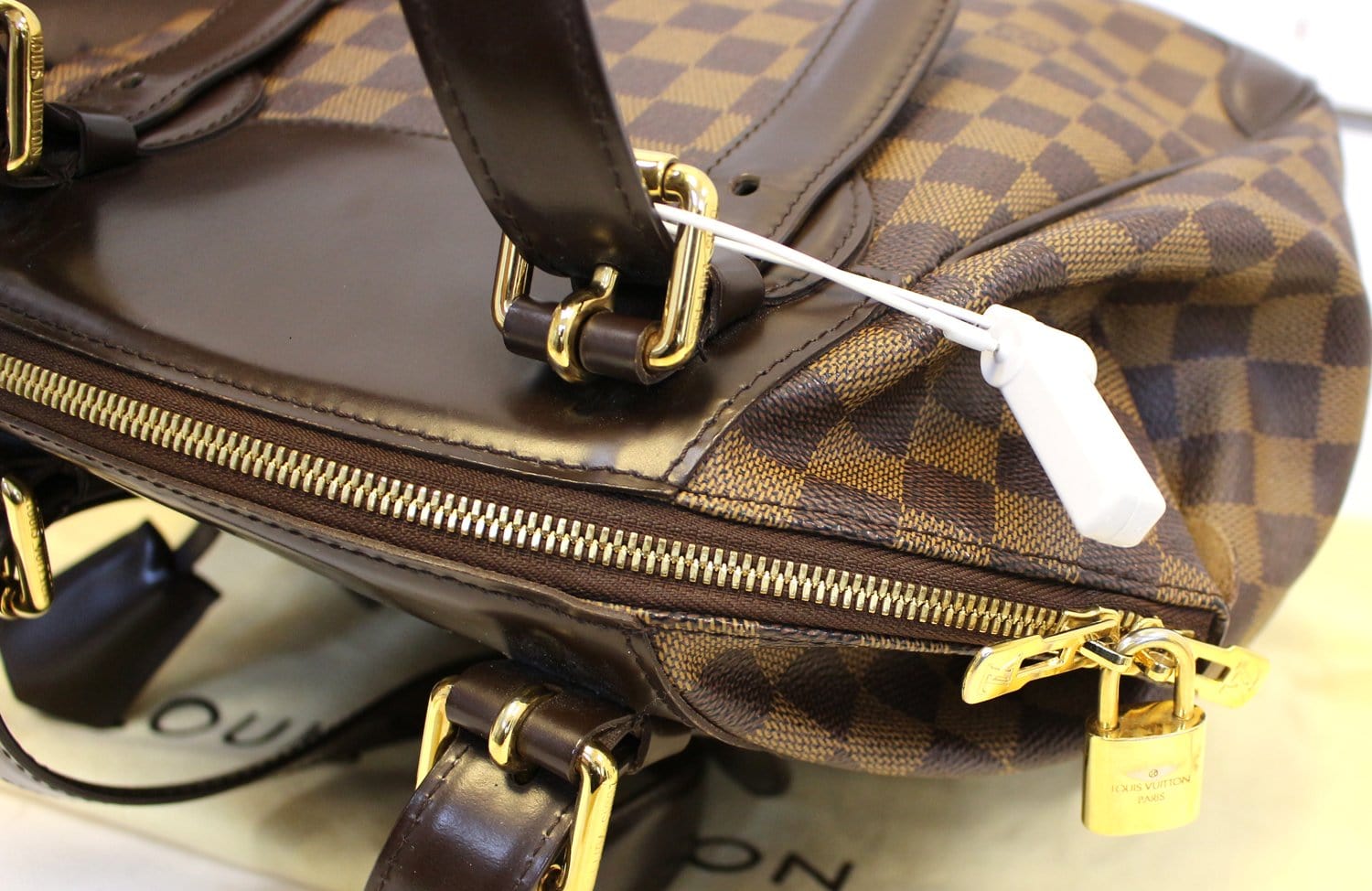 LOUIS VUITTON Damier Ebene Verona MM Shoulder Bag