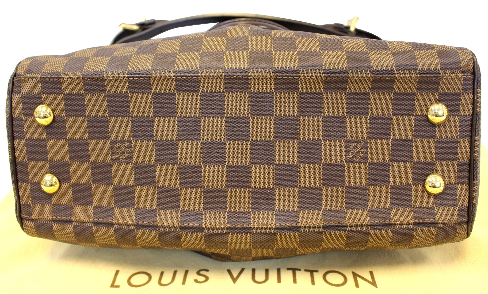 LOUIS VUITTON Trevi PM Damier Ebene  Brown Shoulder Bag