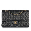 Jumbo Classic Flap Bag - Black