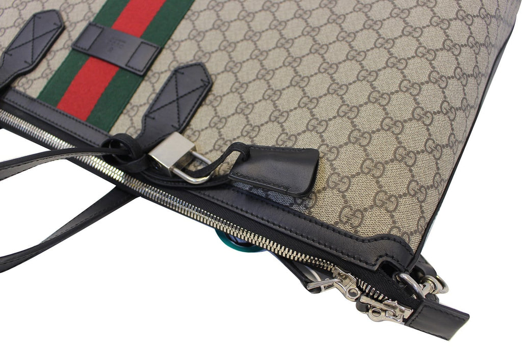 GUCCI Gucci Supreme Canvas Web Duffle Bag 353406