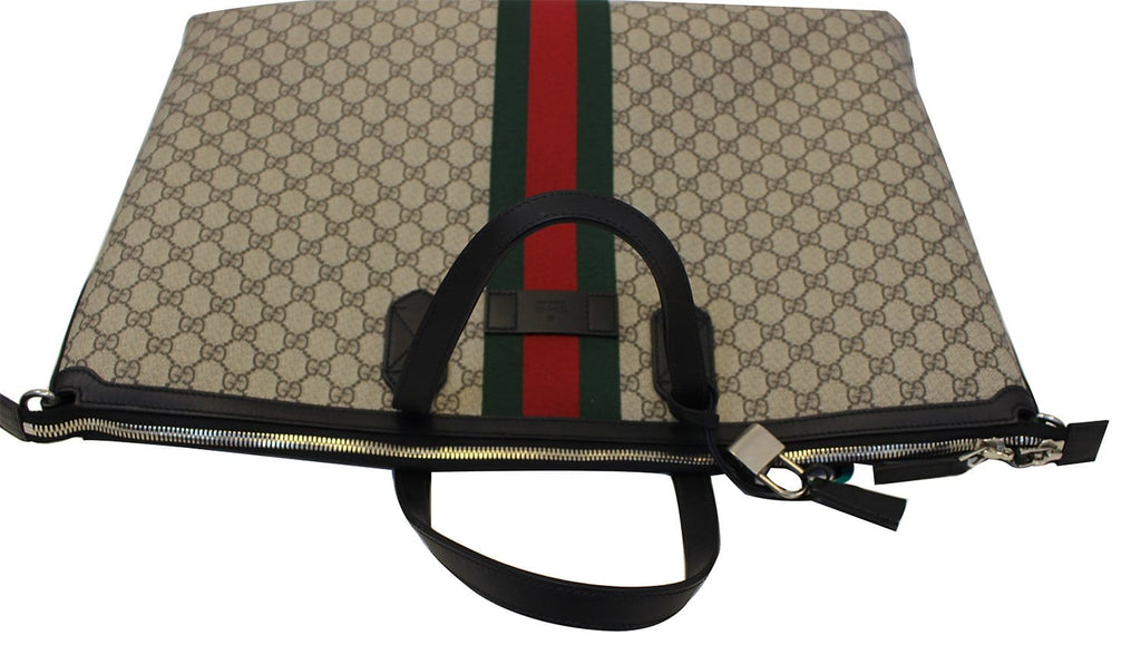 GUCCI Gucci Supreme Canvas Web Duffle Bag 353406