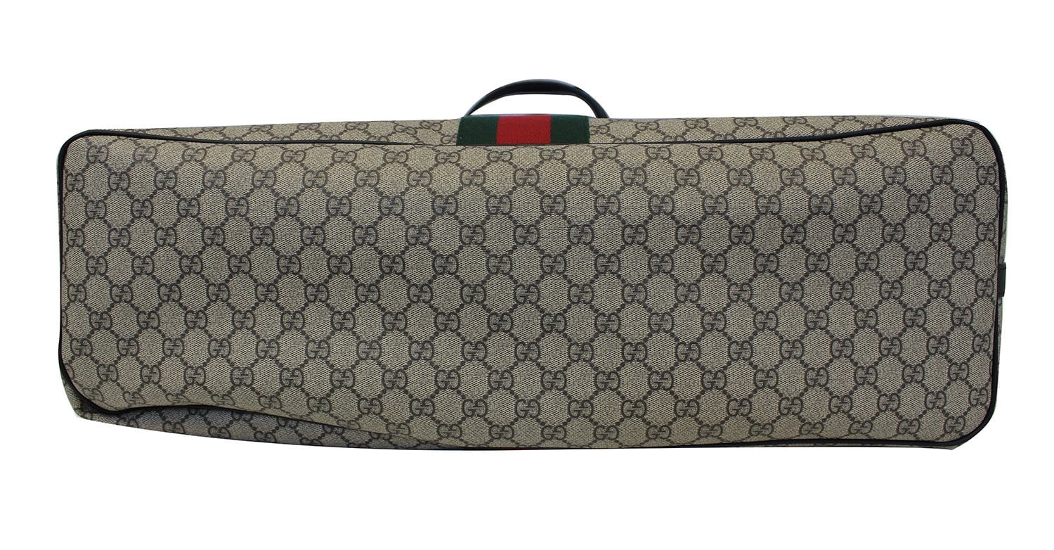GUCCI Gucci Supreme Canvas Web Duffle Bag 353406