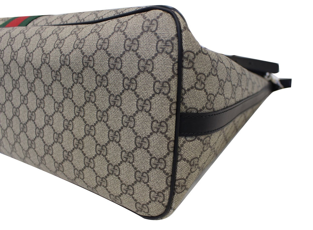 GUCCI Gucci Supreme Canvas Web Duffle Bag 353406