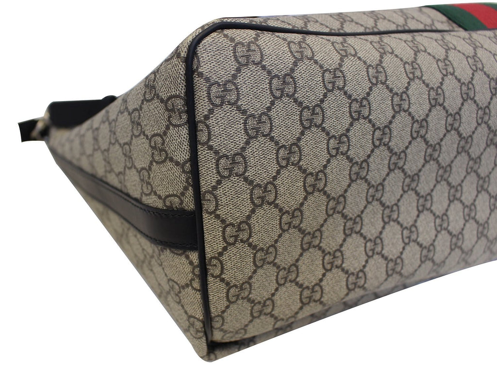 GUCCI Gucci Supreme Canvas Web Duffle Bag 353406