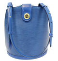 LOUIS VUITTON Epi Leather Blue Cluny Shoulder Bag
