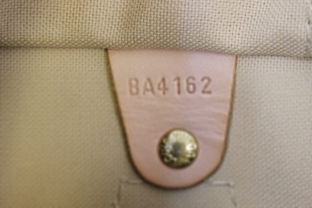 LOUIS VUITTON Speedy 30 Damier Azur  Satchel Handbag