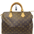 LOUIS VUITTON Monogram Canvas Speedy 30 Satchel Bag