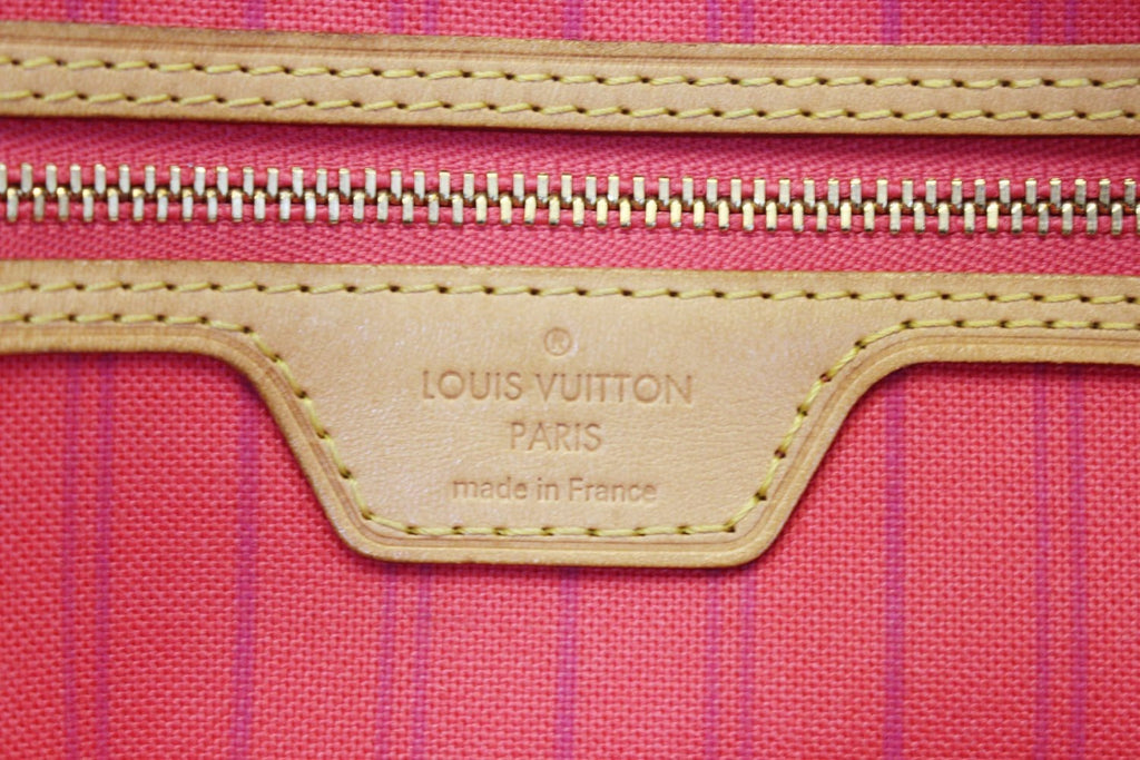 LOUIS VUITTON Delightful MM NM Damier Azur Pink Hobo Shoulder Bag