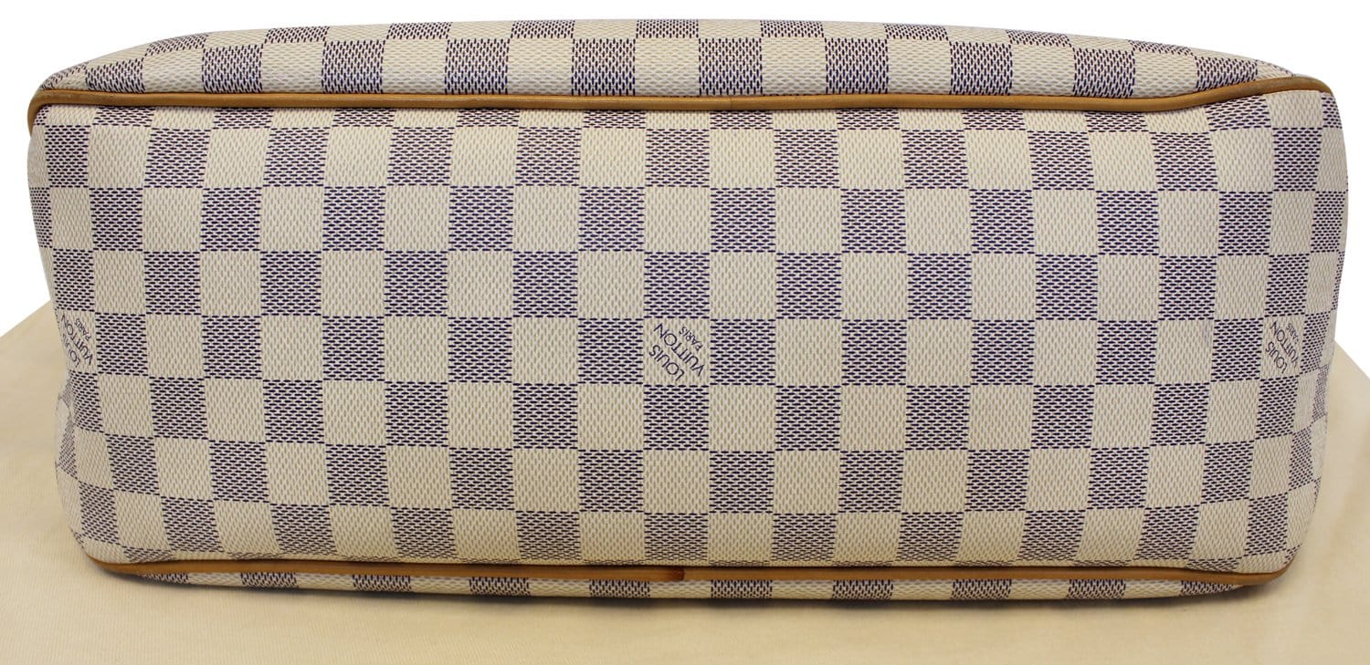 LOUIS VUITTON Delightful MM NM Damier Azur Pink Hobo Shoulder Bag