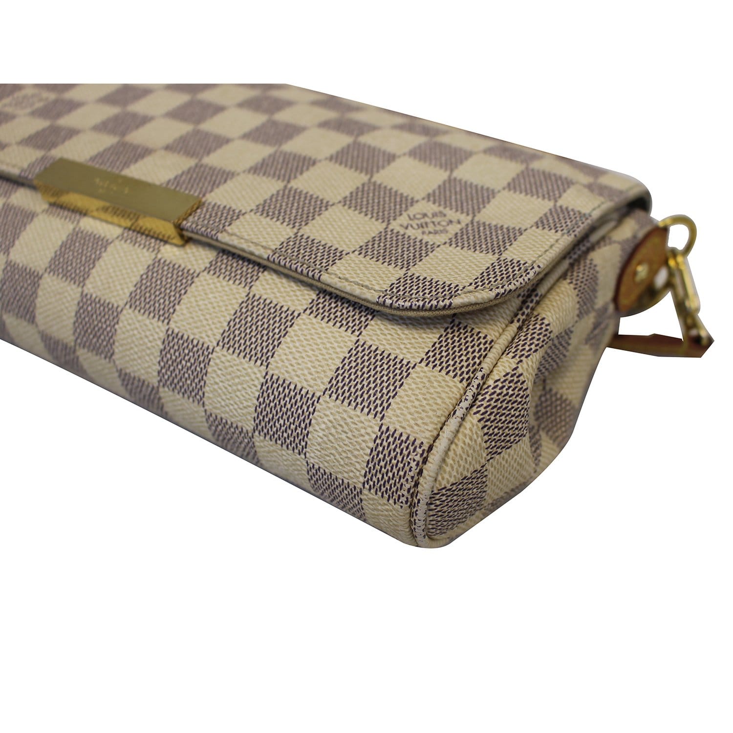 LOUIS VUITTON Favorite MM Damier Azur Shoulder Crossbody Bag