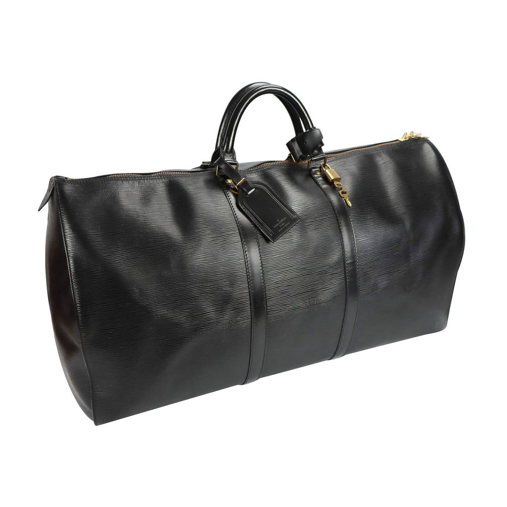 Louis Vuitton Keepall 60 Black Epi