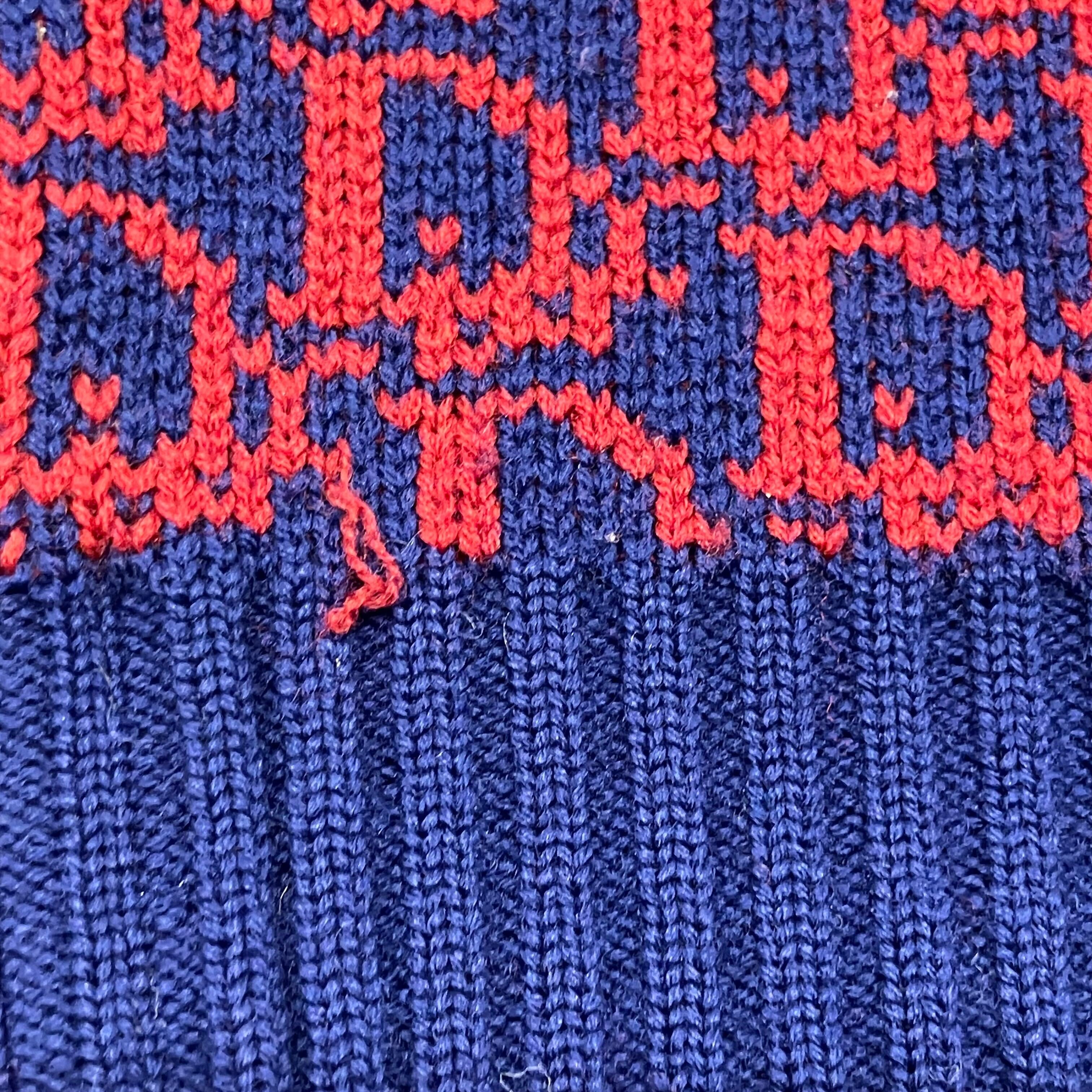Christian Dior Trotter Sweater Blue #L