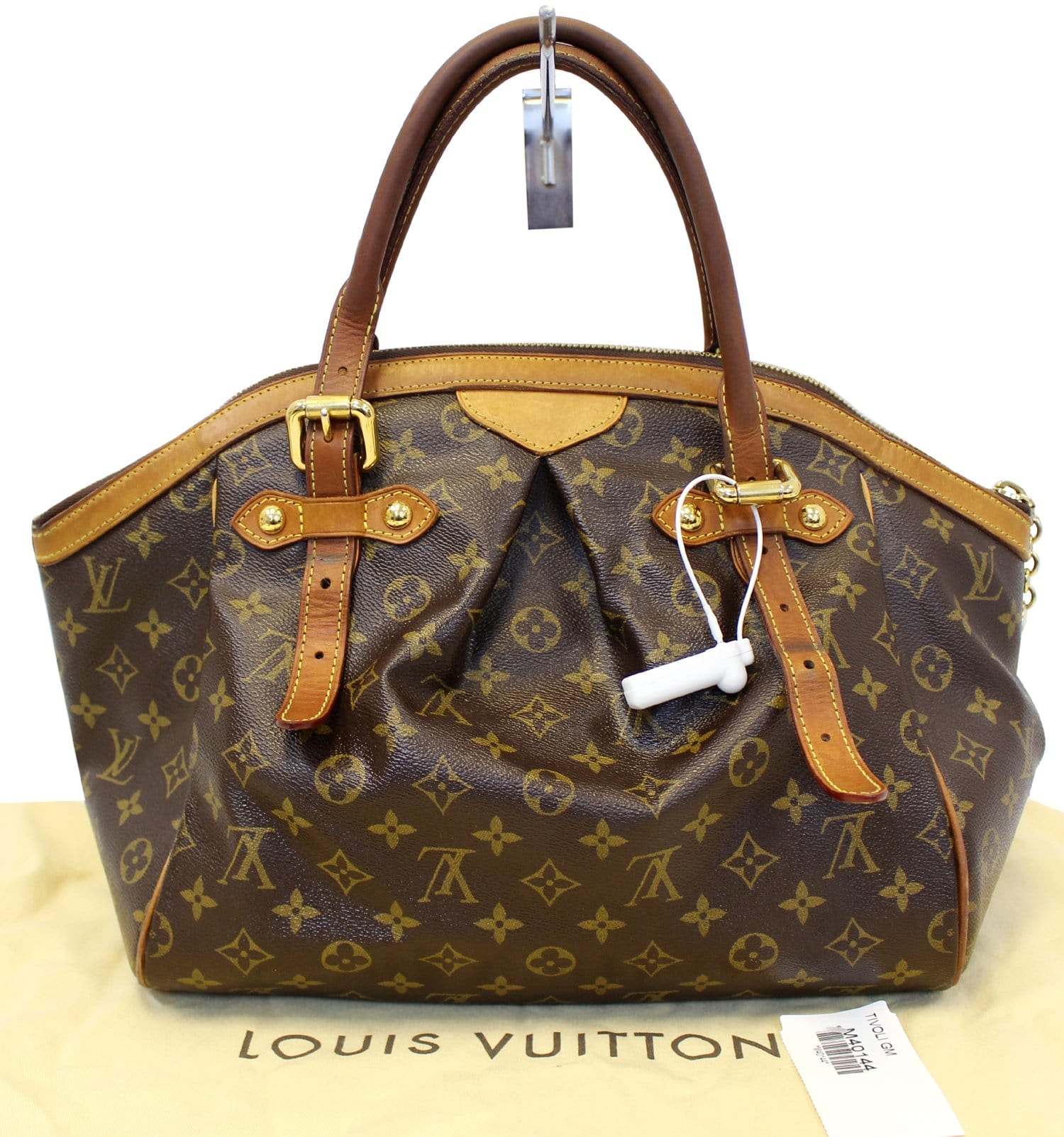 LOUIS VUITTON Tivoli GM Monogram Canvas Shoulder Bag Brown