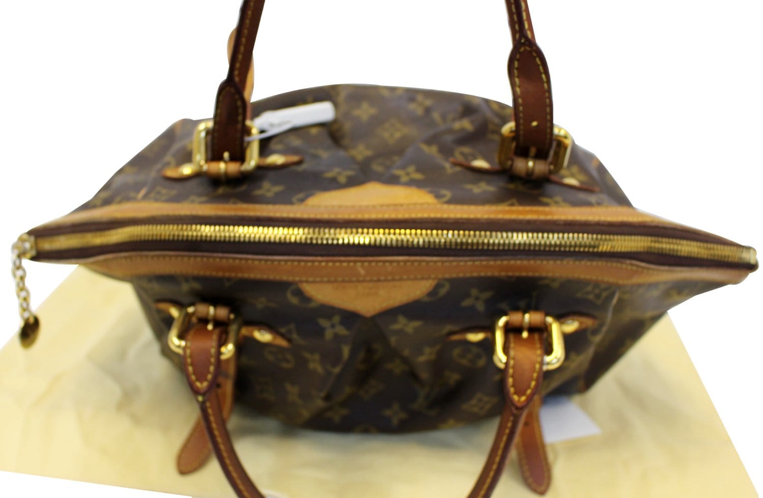 LOUIS VUITTON Tivoli GM Monogram Canvas Shoulder Bag Brown