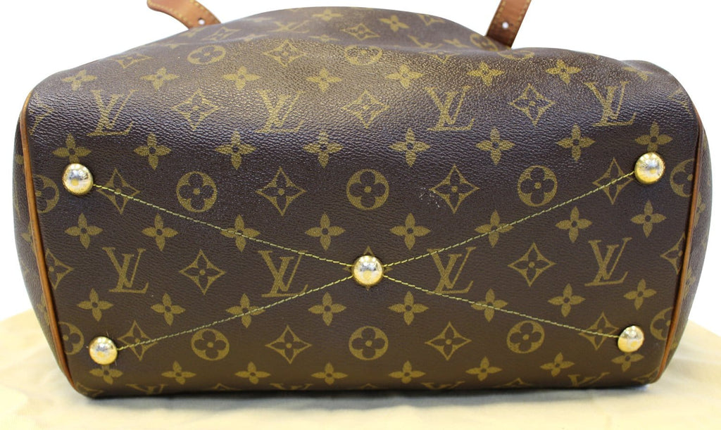 LOUIS VUITTON Tivoli GM Monogram Canvas Shoulder Bag Brown