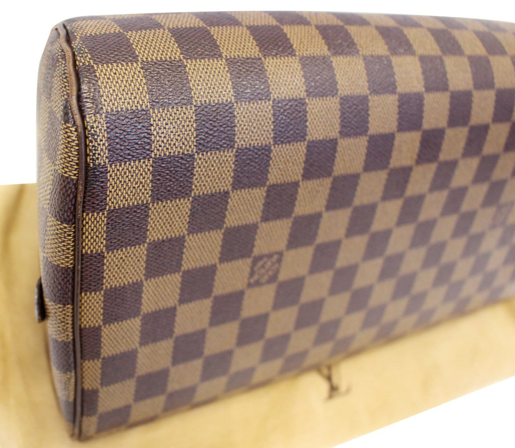LOUIS VUITTON Damier Ebene Brown Ribera MM Satchel Bag