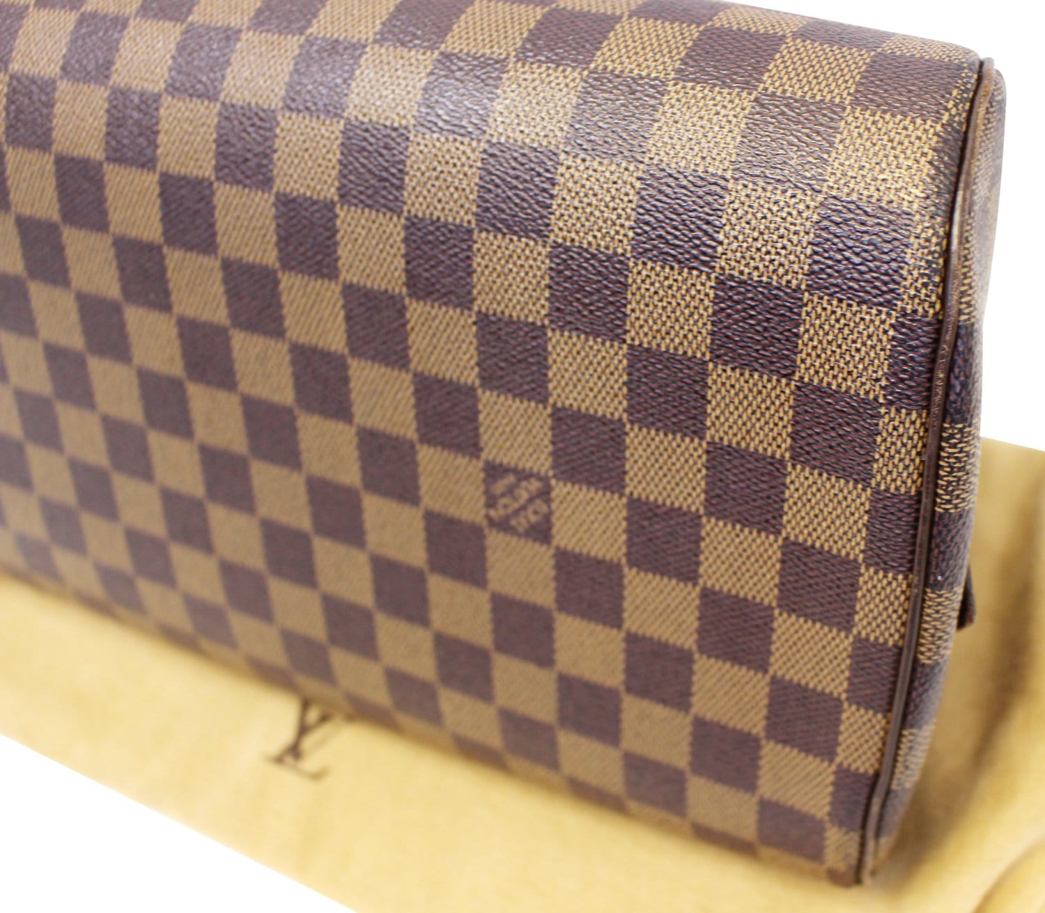 LOUIS VUITTON Damier Ebene Brown Ribera MM Satchel Bag