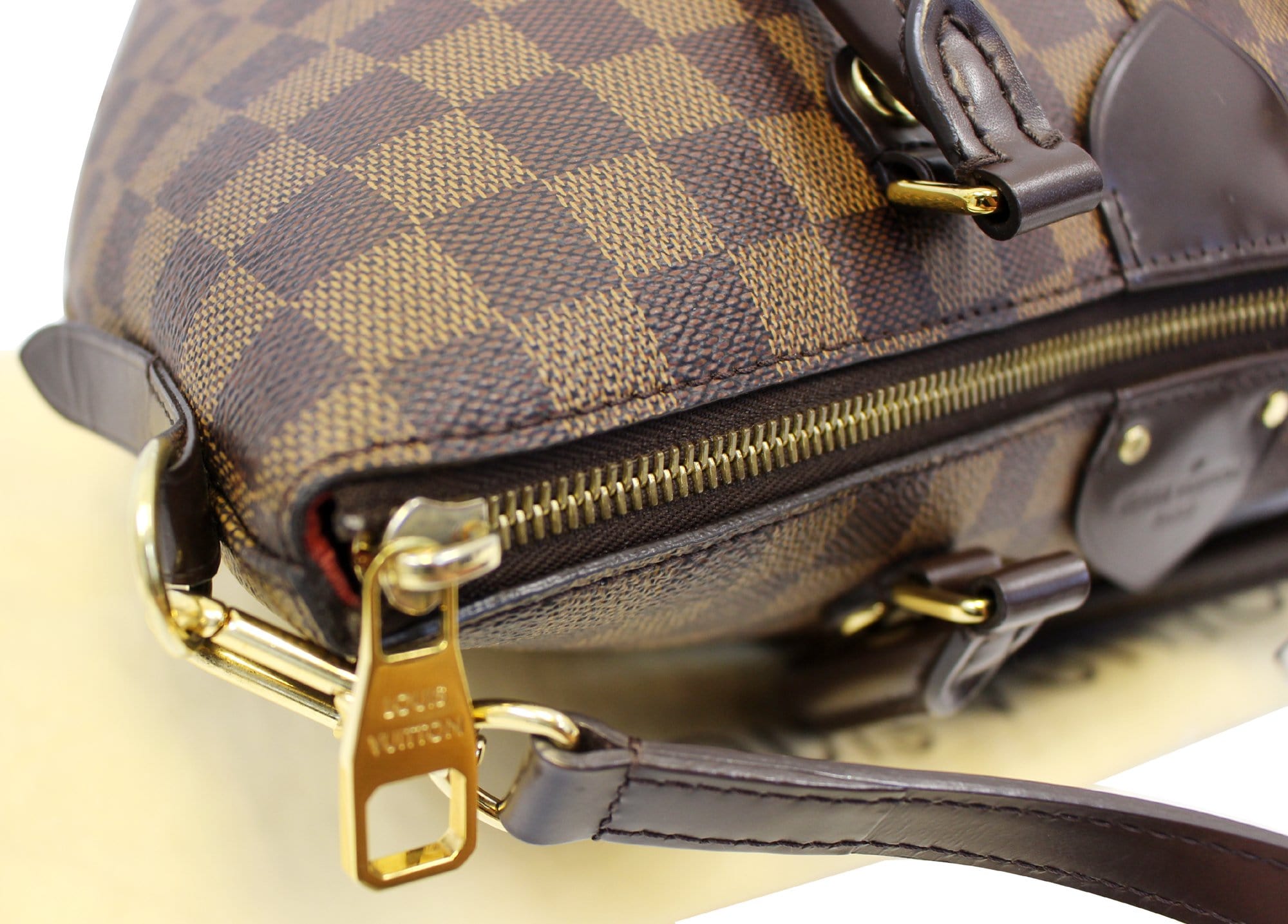 LOUIS VUITTON Siena PM Damier Ebene Shoulder Handbag