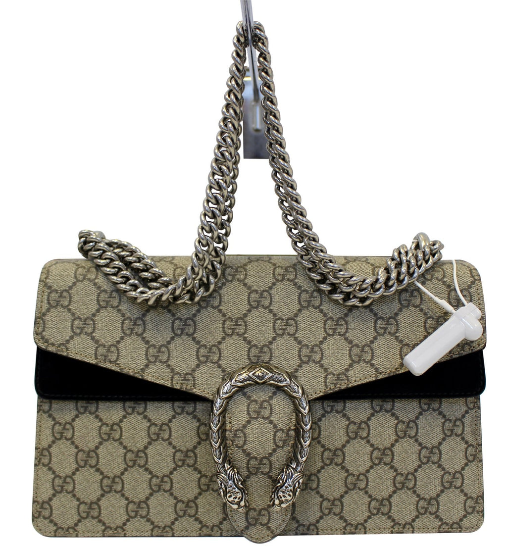 GUCCI Dionysus Small Gucci Supreme Canvas Shoulder Bag 400249