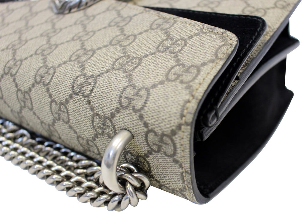 GUCCI Dionysus Small Gucci Supreme Canvas Shoulder Bag 400249