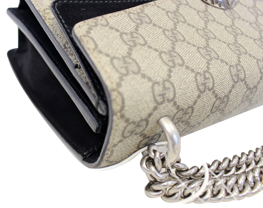 GUCCI Dionysus Small Gucci Supreme Canvas Shoulder Bag 400249