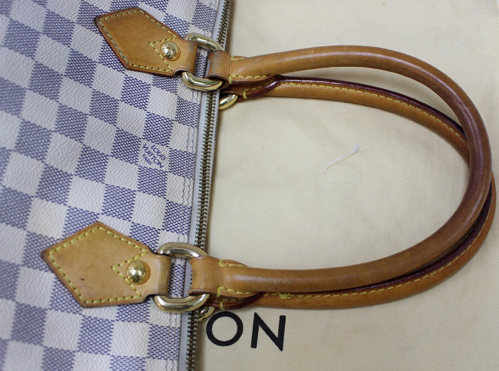 LOUIS VUITTON Damier Azur Saleya PM Tote Shoulder Bag