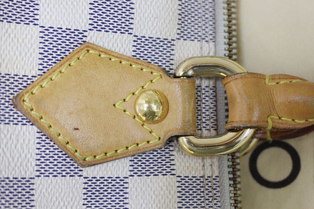 LOUIS VUITTON Damier Azur Saleya PM Tote Shoulder Bag
