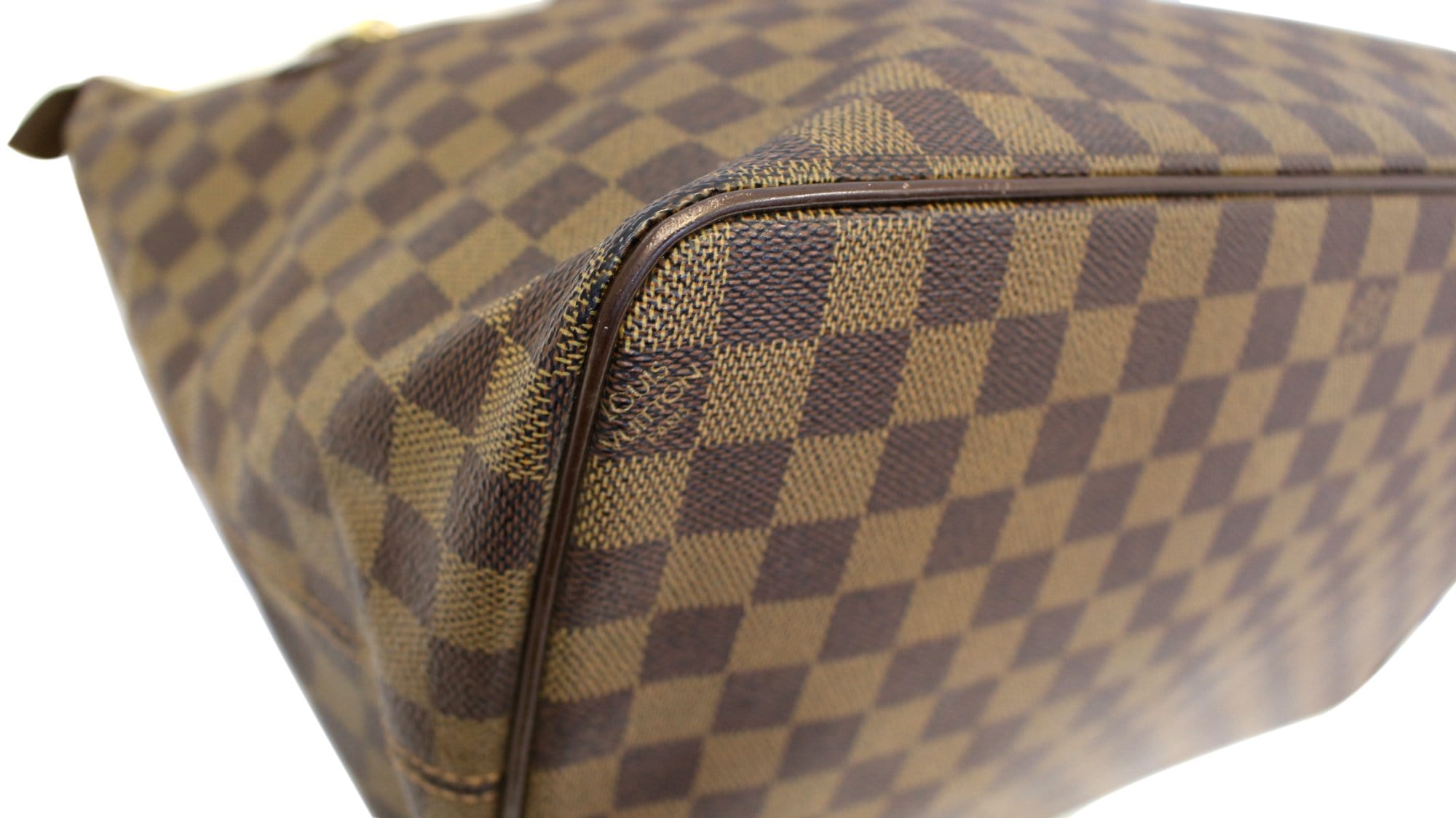 LOUIS VUITTON Saleya GM Damier Ebene Shoulder Handbag