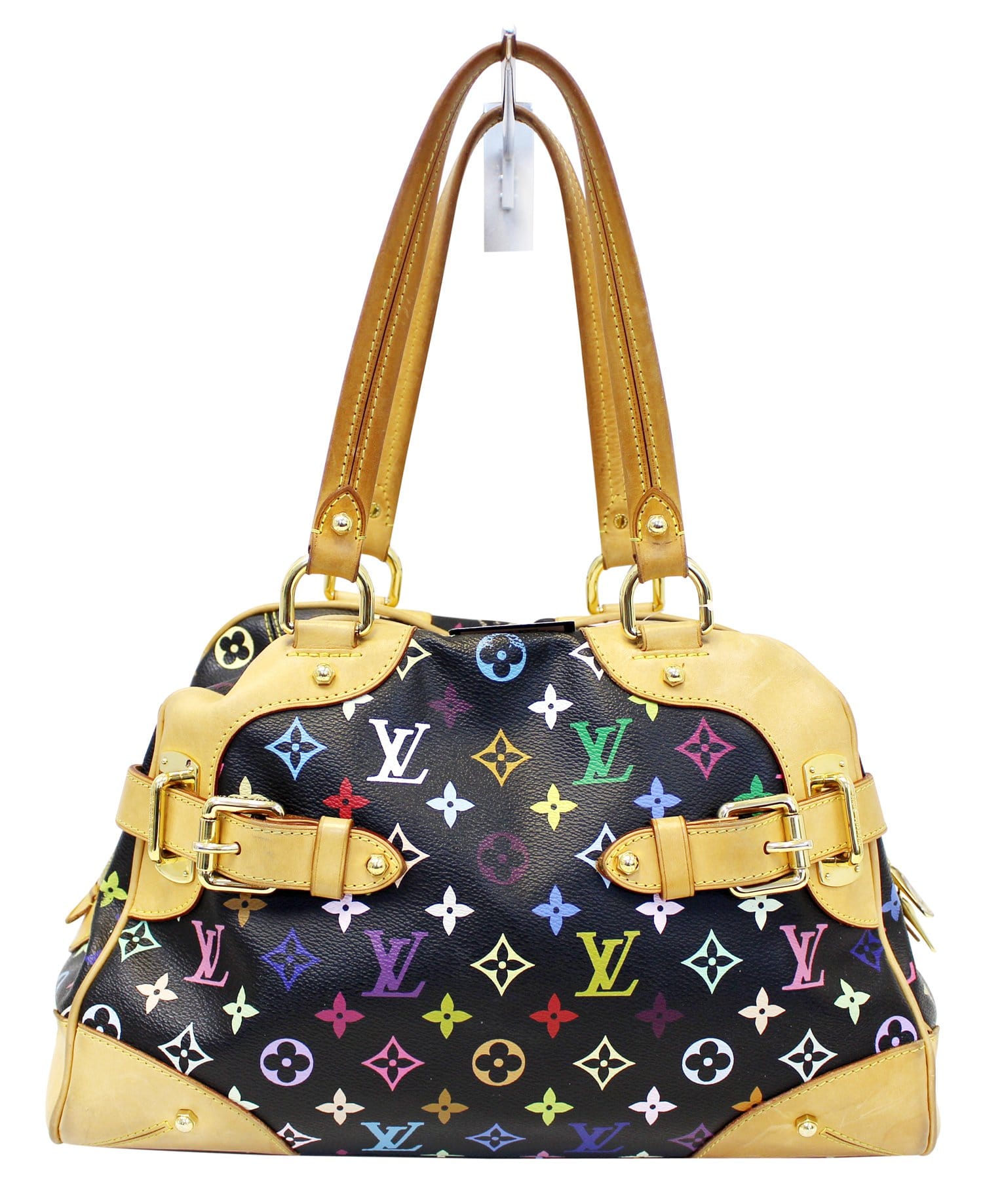 LOUIS VUITTON Black Monogram Multicolore Claudia Bag