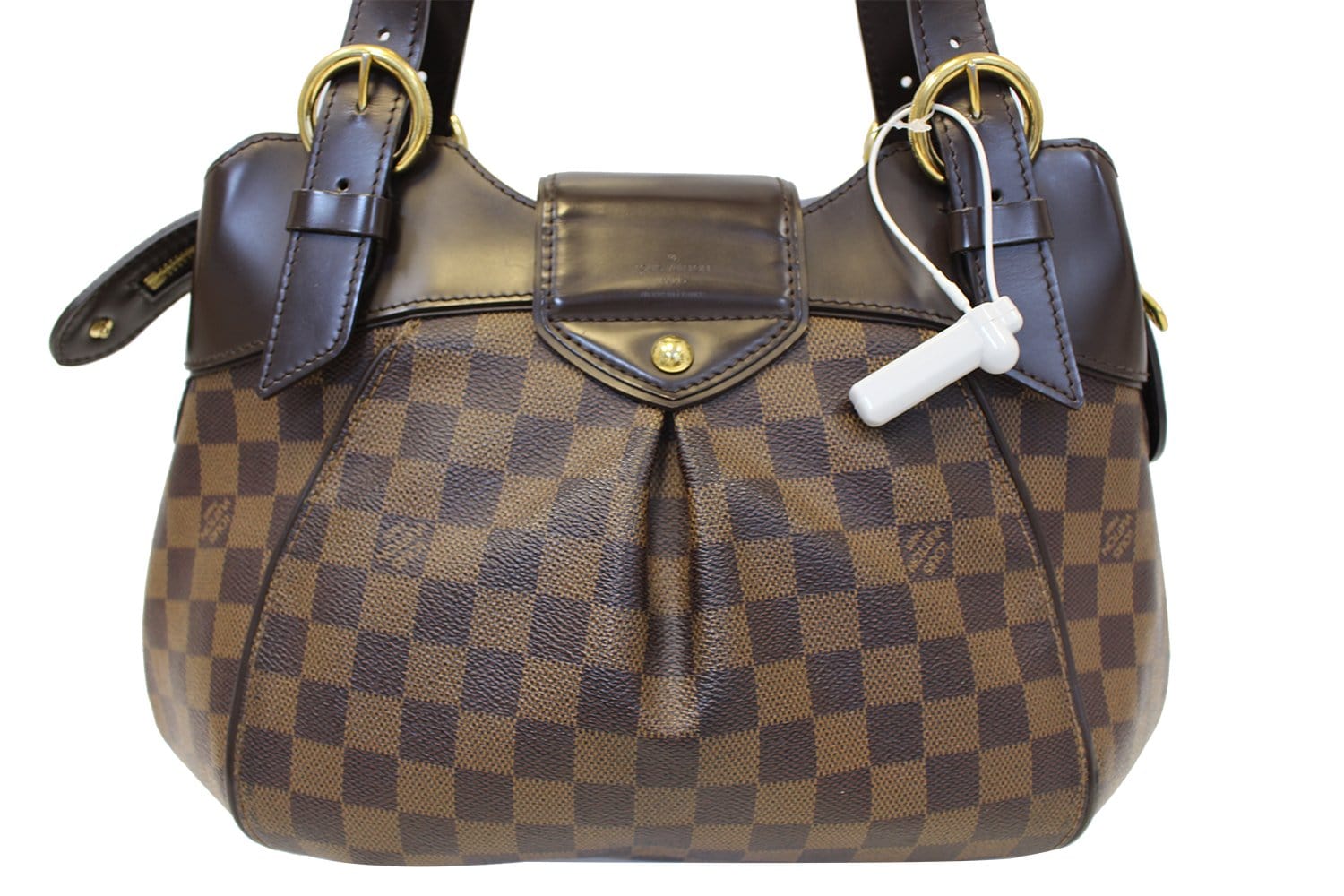 LOUIS VUITTON Sistina PM Damier Ebene Shoulder Handbag