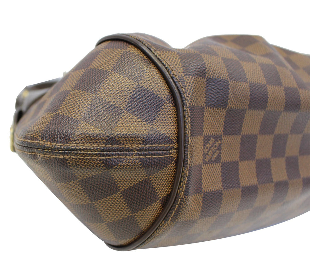 LOUIS VUITTON Sistina PM Damier Ebene Shoulder Handbag